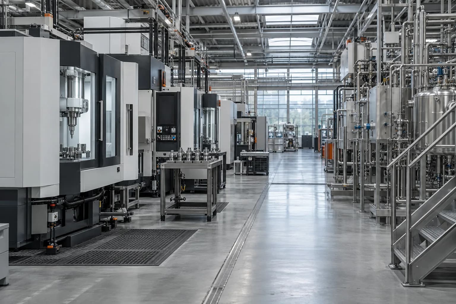 Manufacturing industrial environment