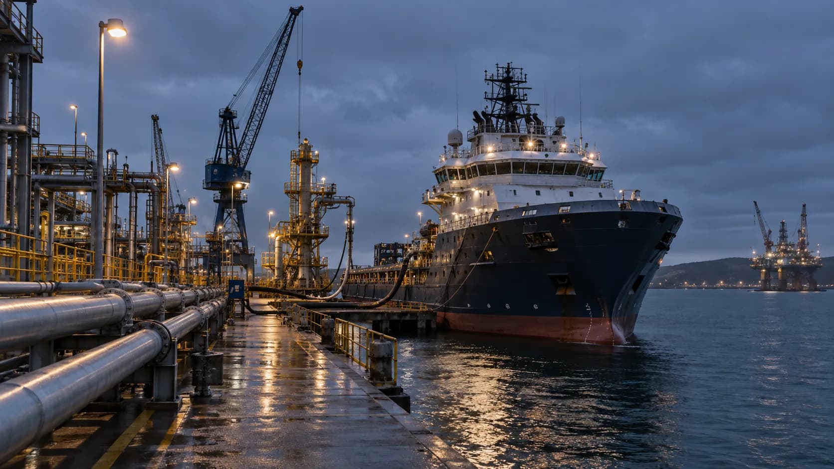 Marine industrial environment
